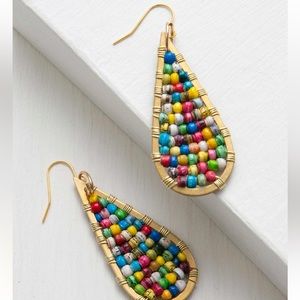 Noonday Collection Paper Teardrop Earrings